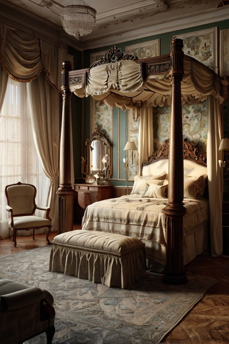 Victorian Era Bedroom