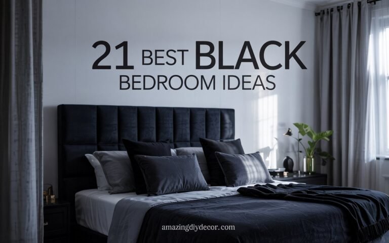 Black Bedroom IDEAS