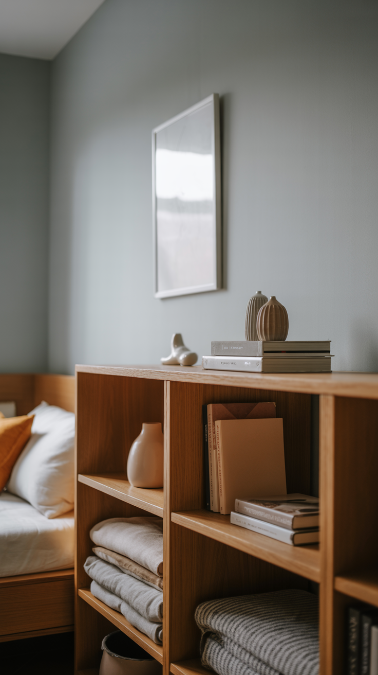 Combine Open and Closed Shelving