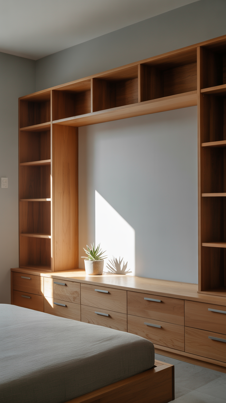 Opt for Shelving Units with Drawers