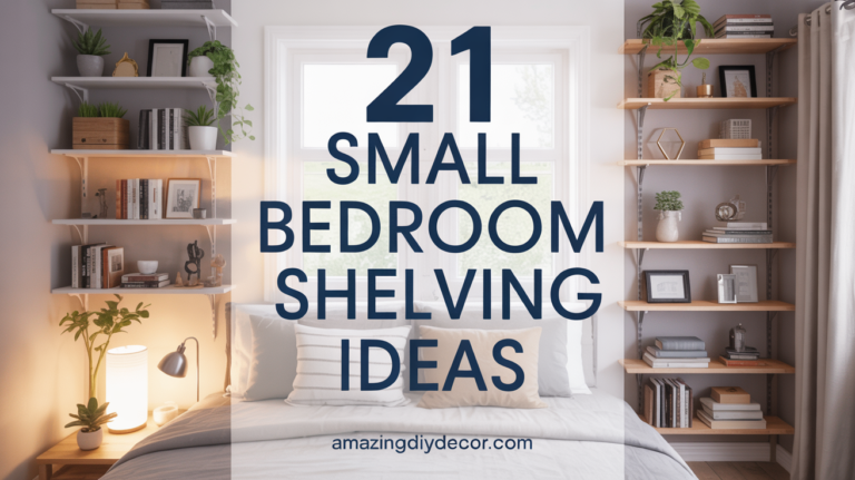 Small Bedroom Shelving Ideas