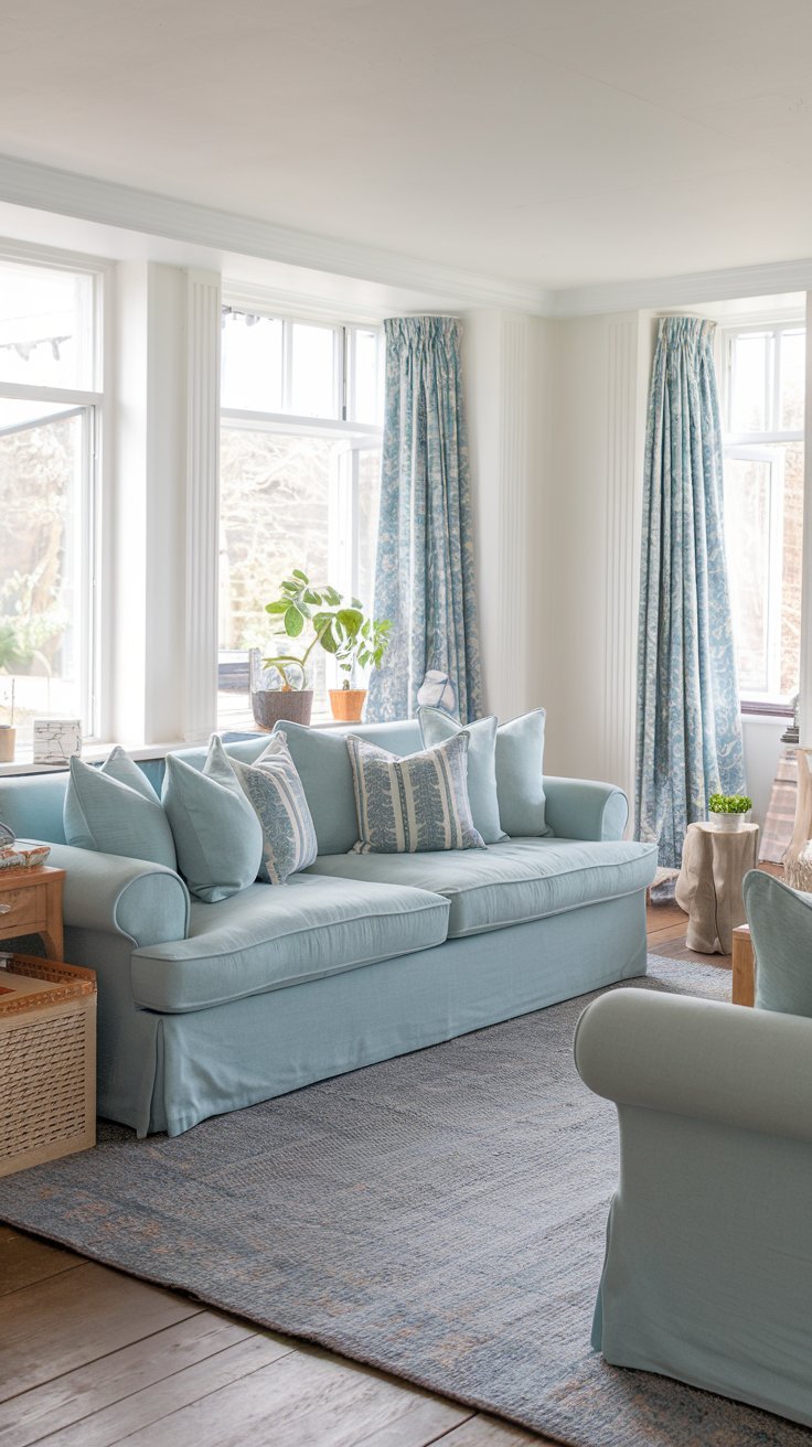 Blue and Natural Elements 