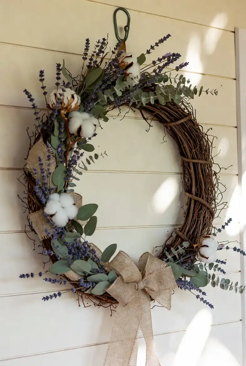 DIY Farmhouse Wreath