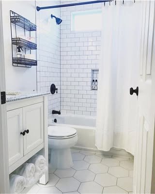 Hexagon Tiles bathroom