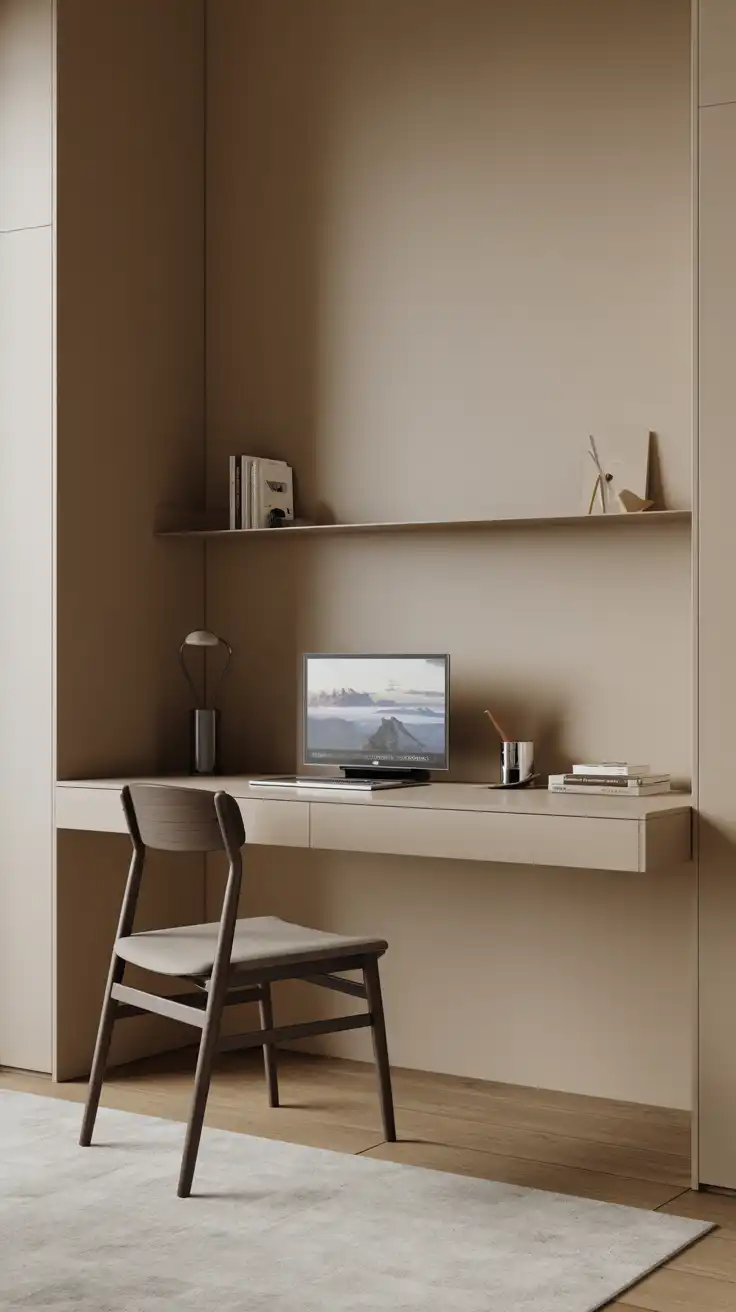 Minimalist workspace: