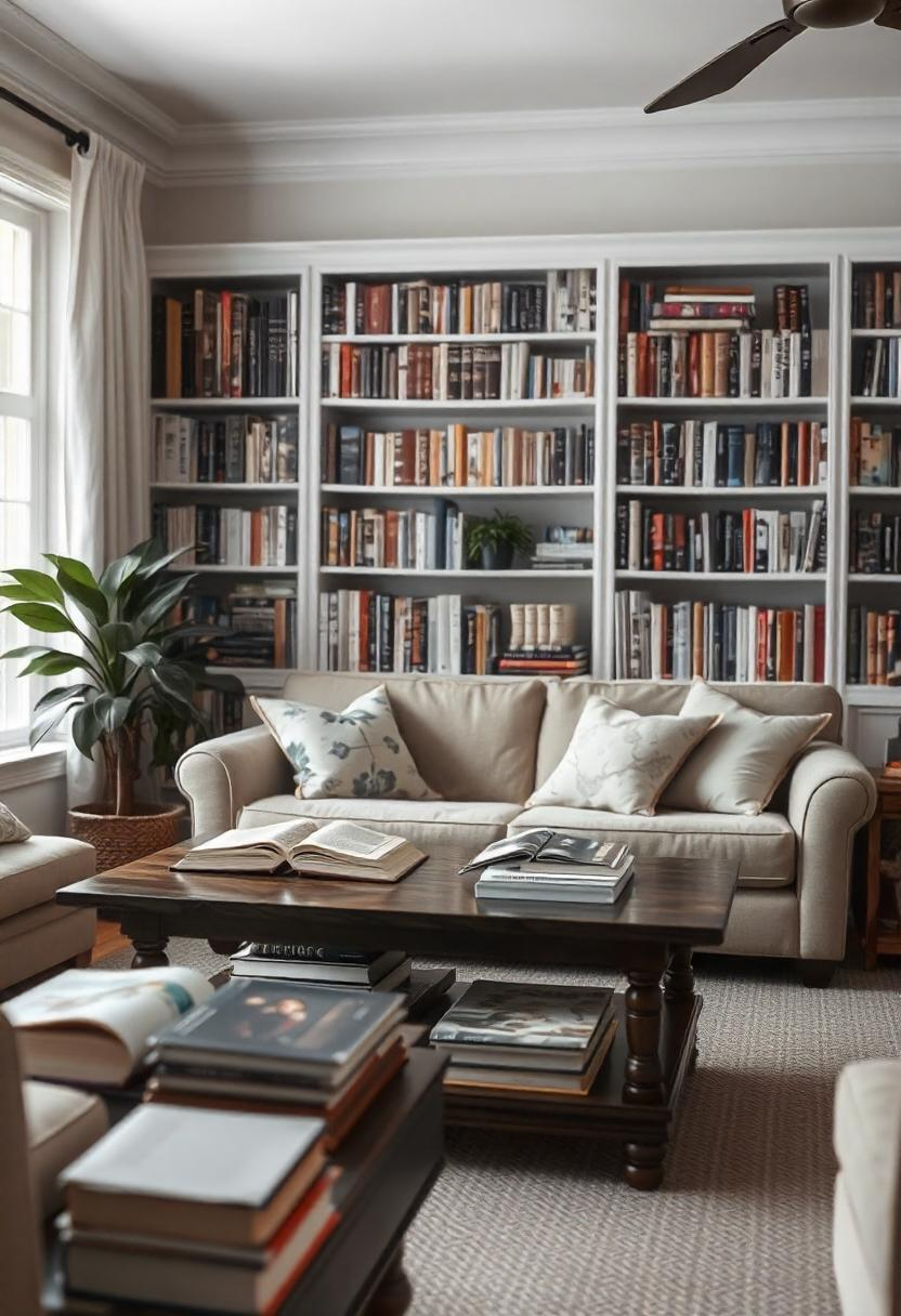 Decorate with books