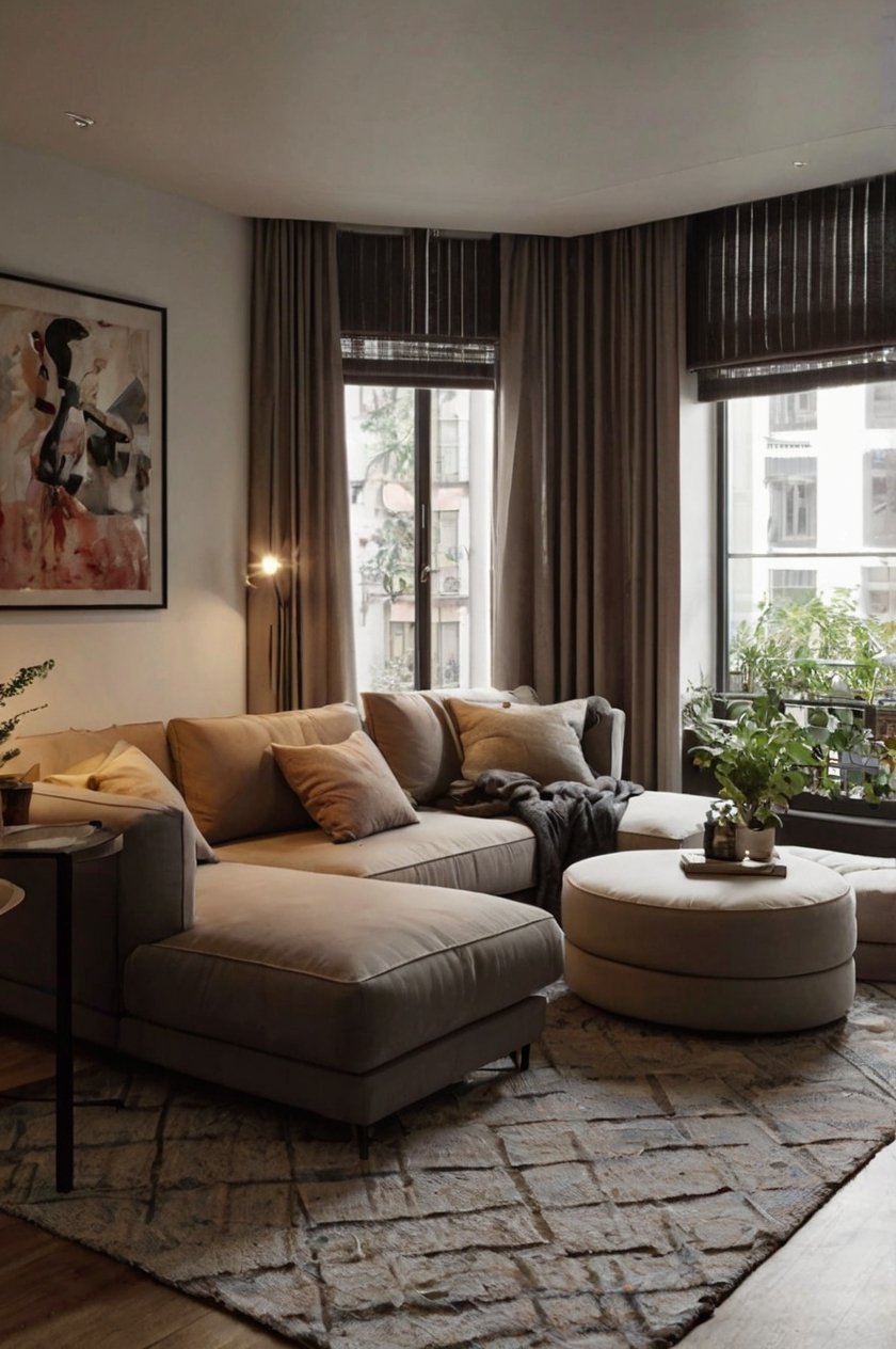 Opt for a sectional sofa