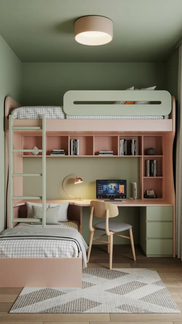 Bunks With Built-In Desks