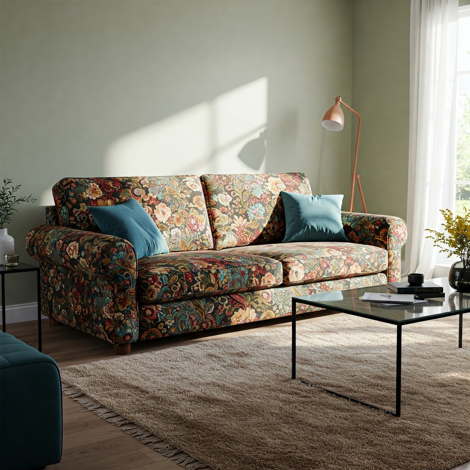 Floral & Patterned Sofa Beds