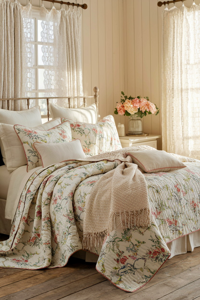 Floral Quilts & Duvets