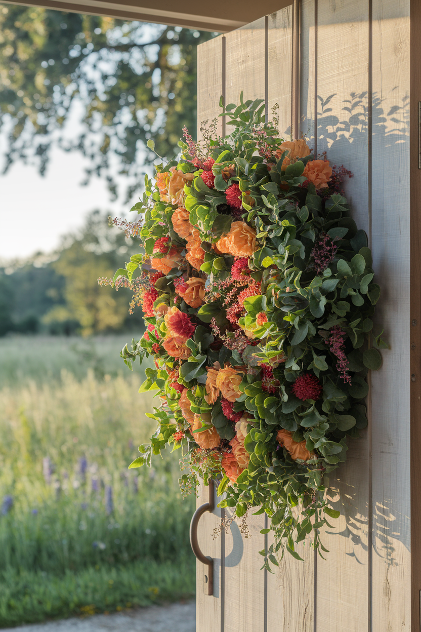 Floral Wreath for the Door