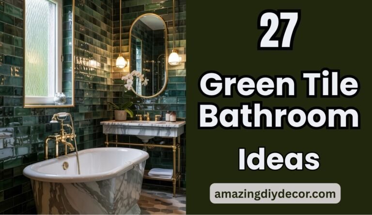Green Tile Bathroom