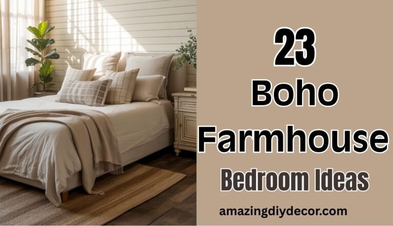 Boho Farmhouse Bedroom Ideas