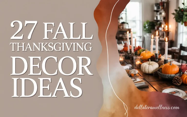 Fall Thanksgiving Decor