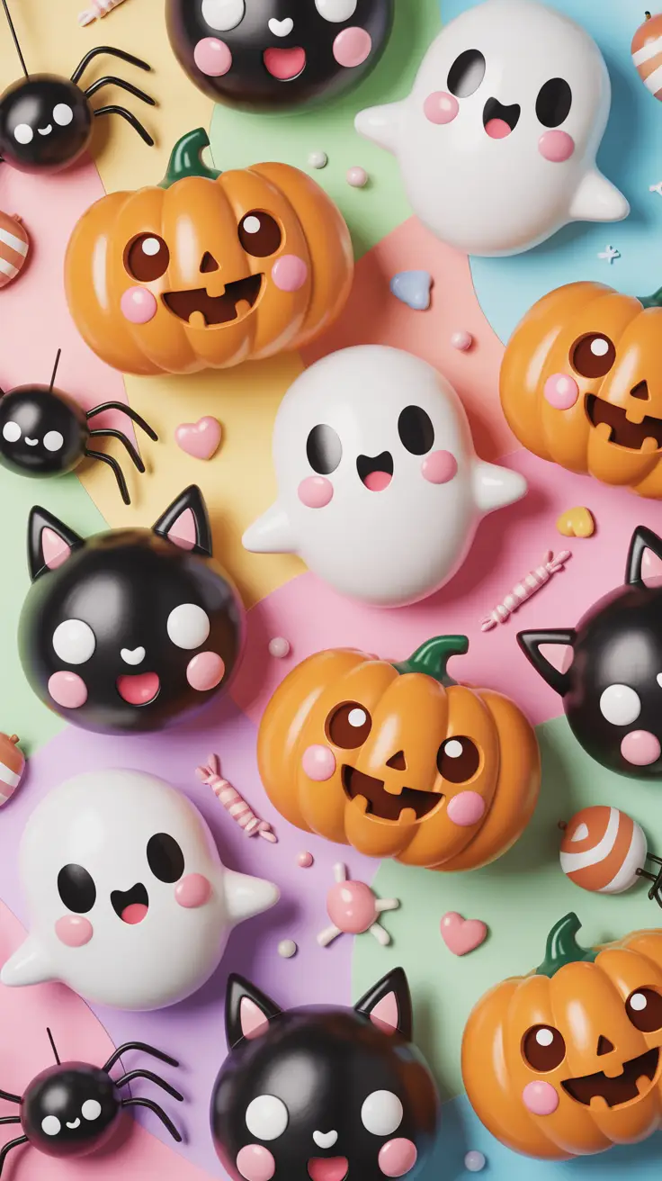 Kawaii Halloween Icons