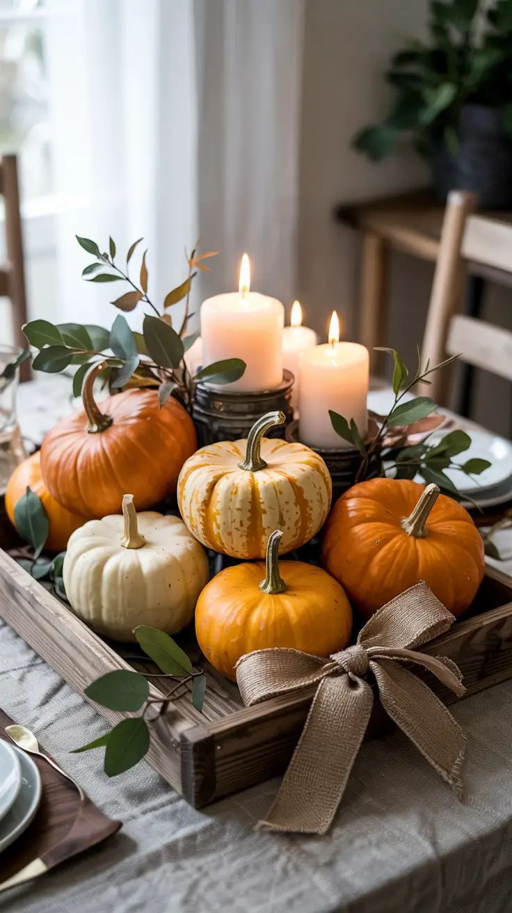 Rustic Pumpkin Centerpiece