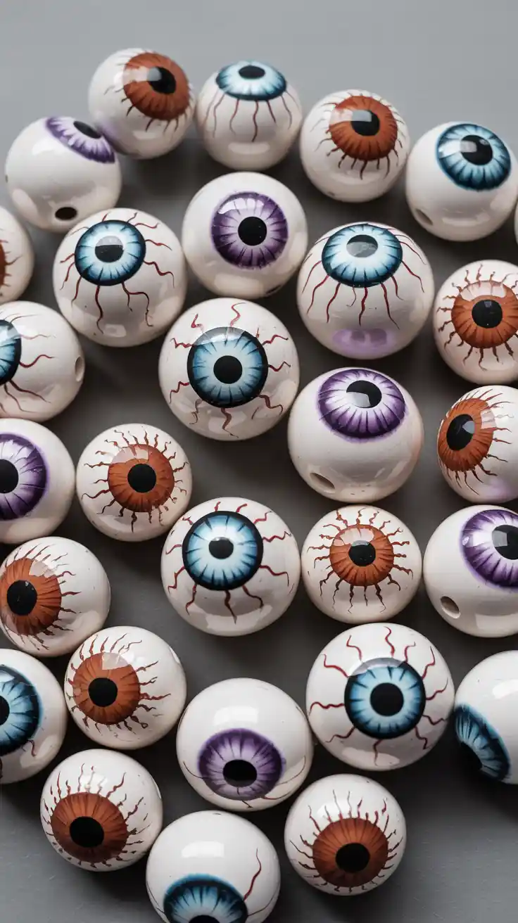 Creepy Eyeball Beads
