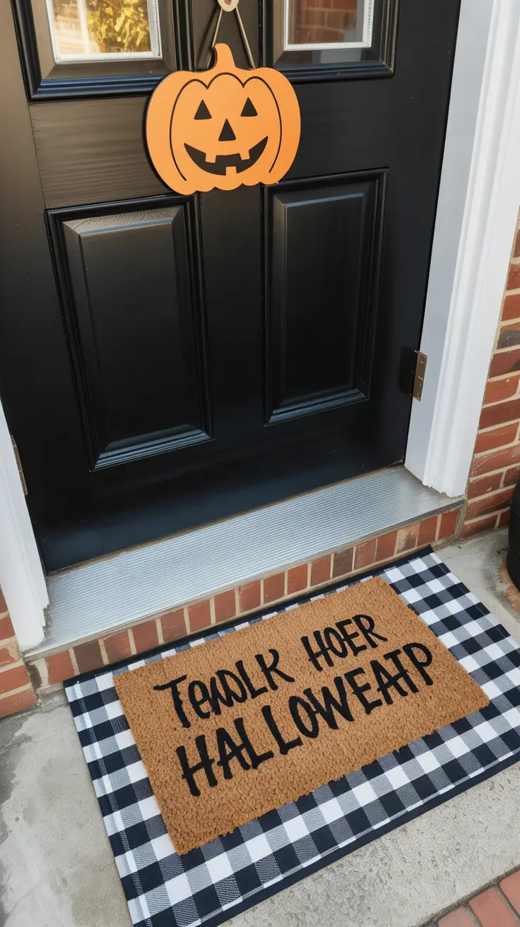 Pumpkin Doormat