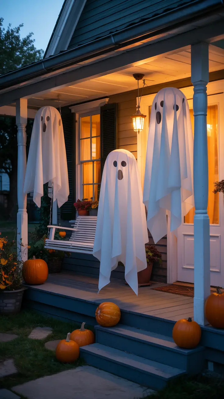 Floating Ghost Balloons