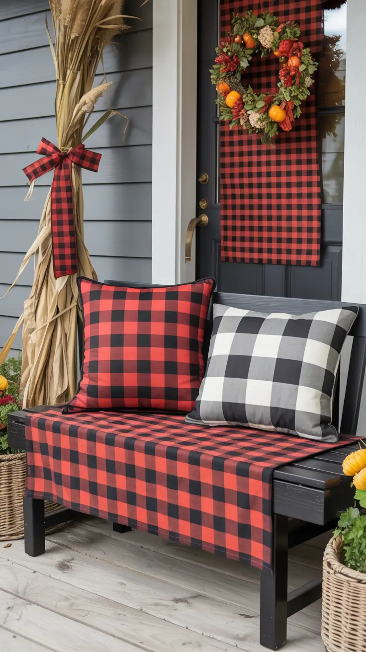 Charming Buffalo Plaid Accents