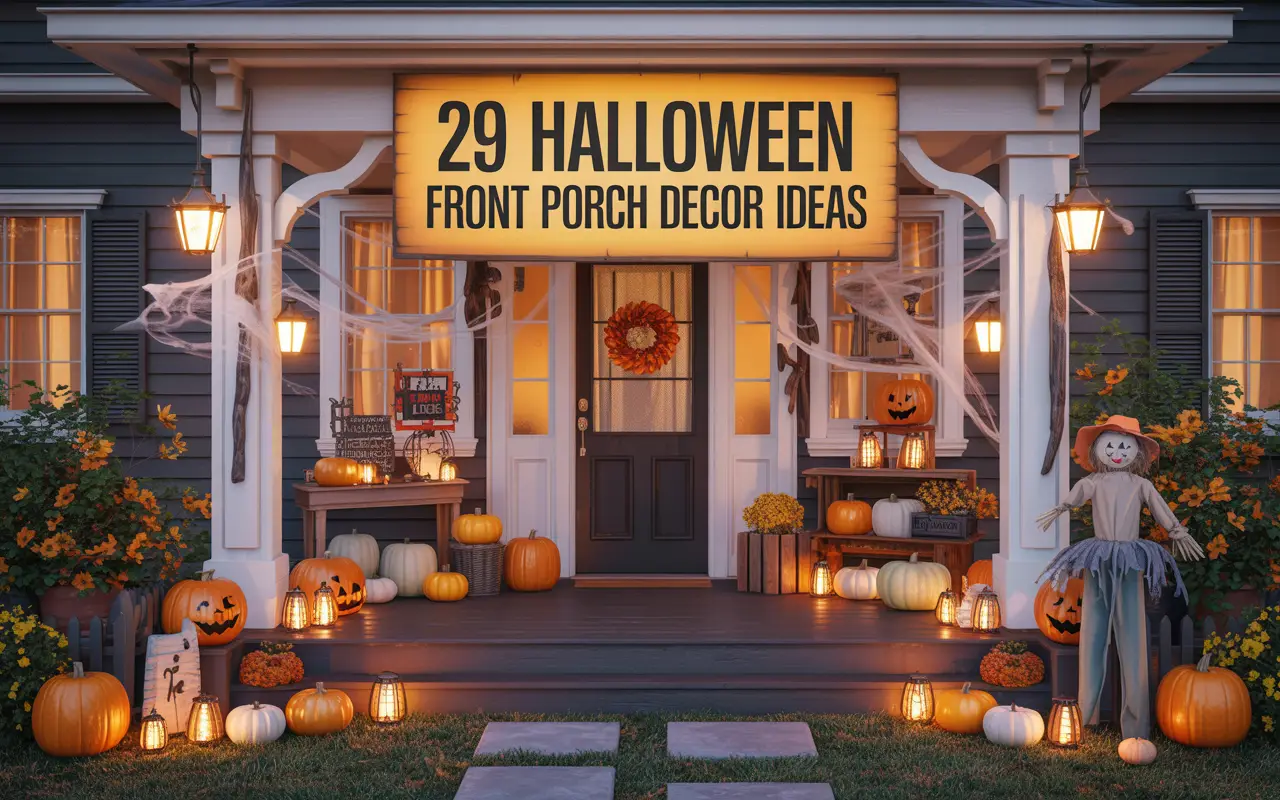 Halloween Front Porch Decor Ideas