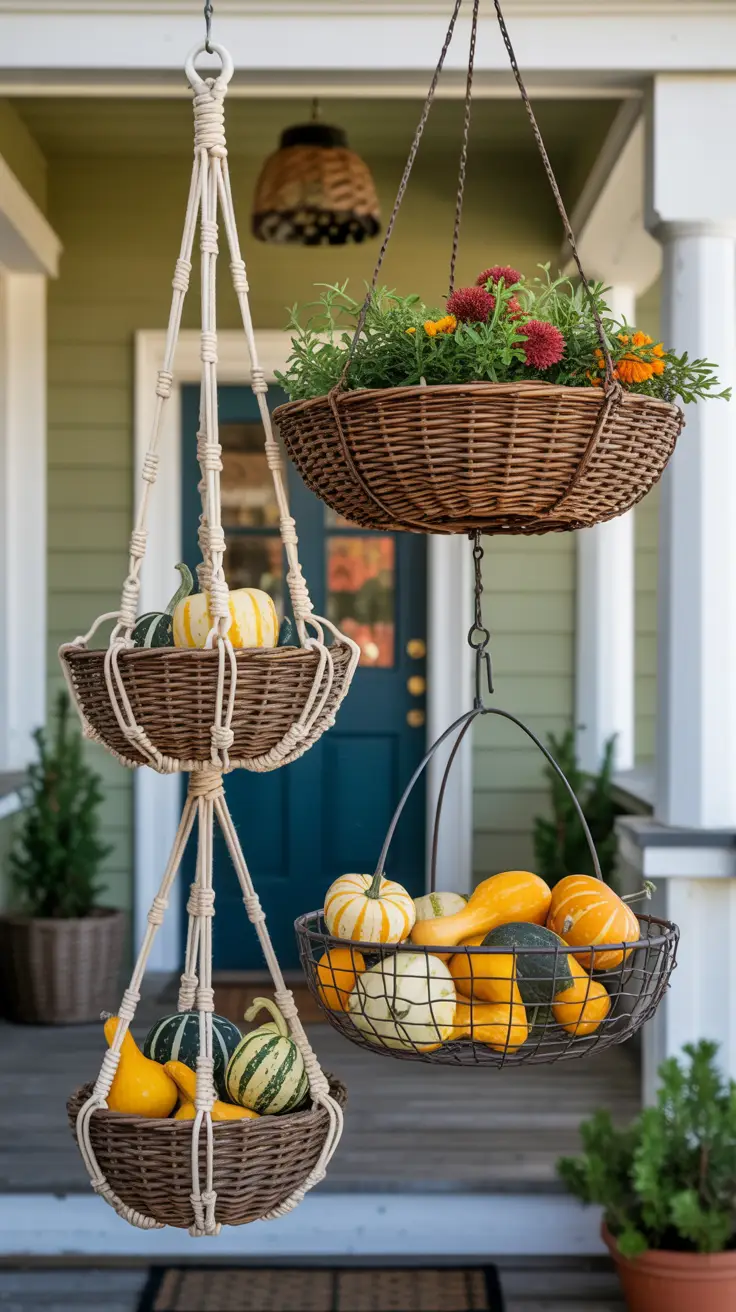 Hanging Gourd Baskets