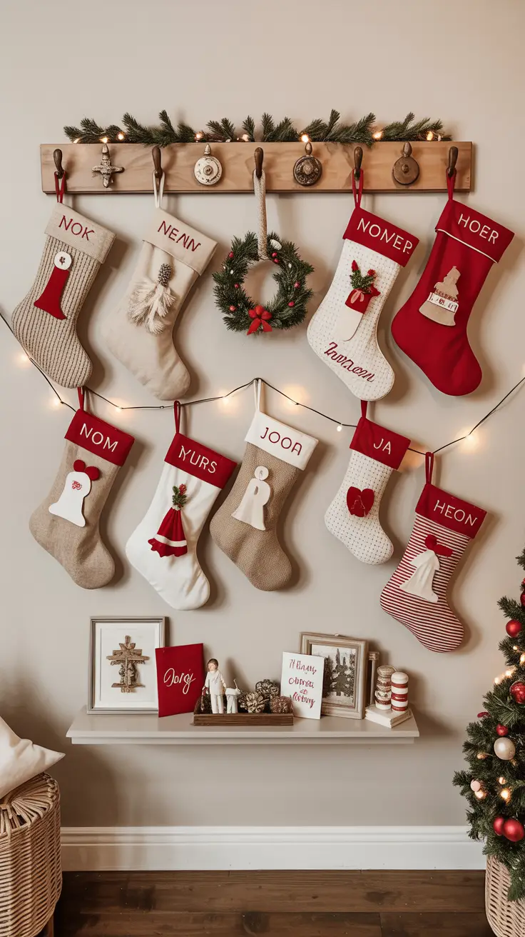Stocking Wall Display