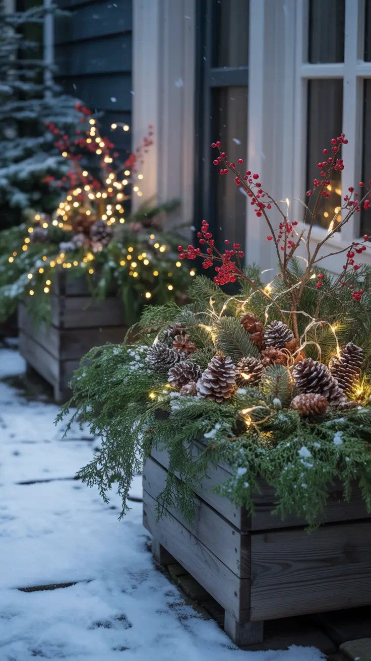 Natural Beauty with Pinecone Planters