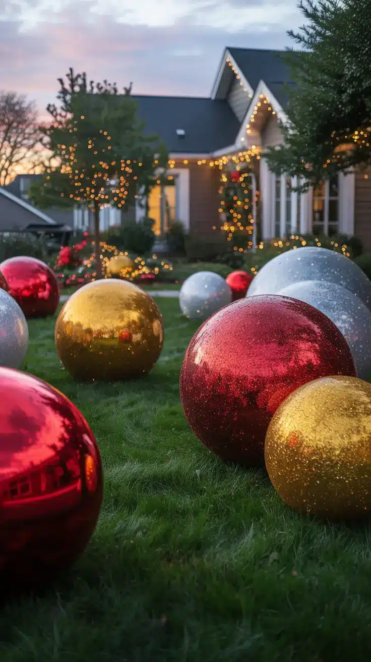 Classic Curb Appeal with White Lights