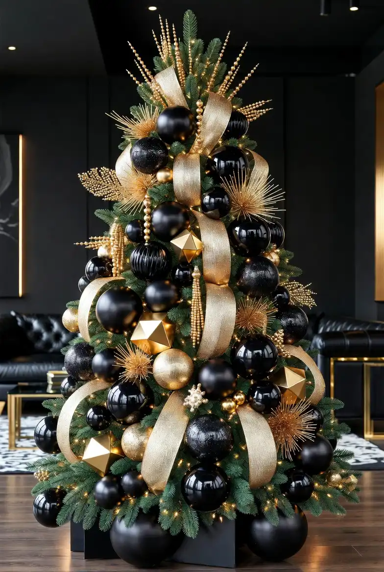 Modern Glam with Black and Gold