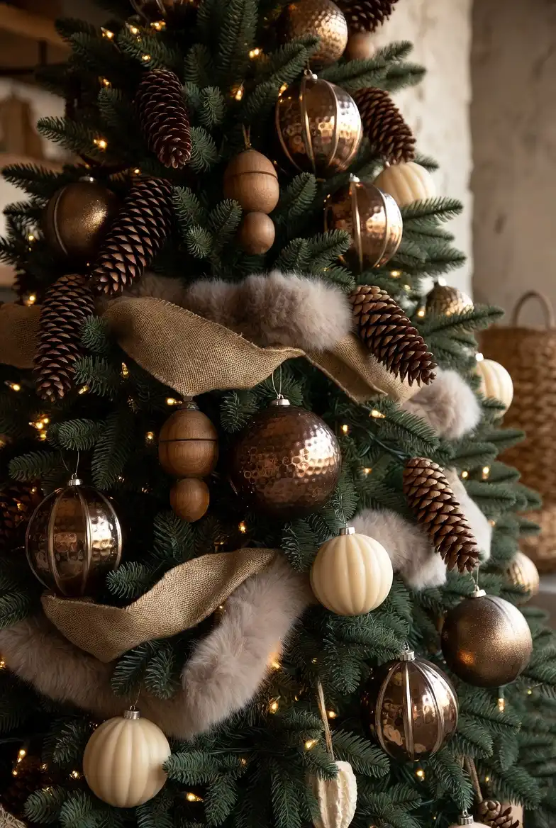 Brown, Bronze, and Cream