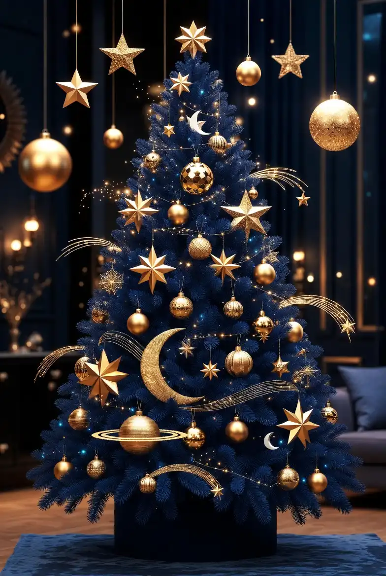 Midnight Blue and Gold