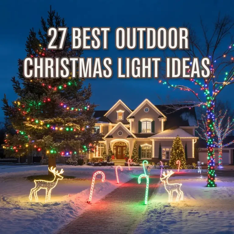 Outdoor Christmas Light Ideas