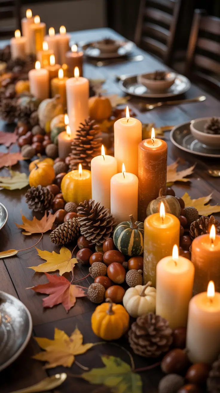 Candlelit Autumn Glow