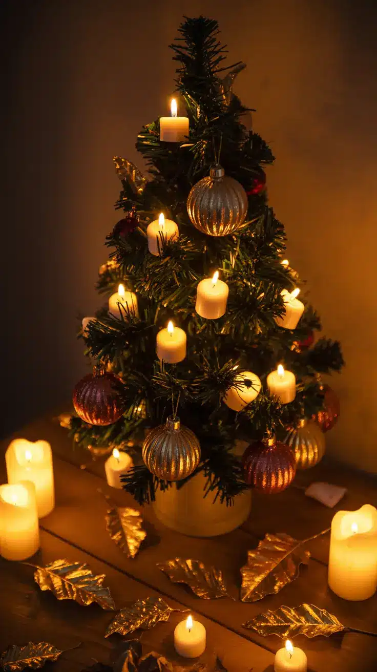 Candlelit Tabletop Tree
