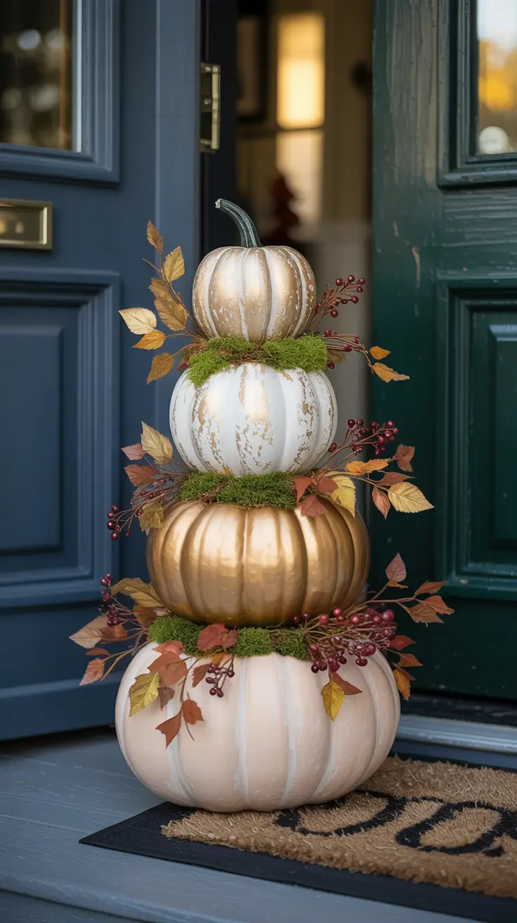 Construct an Elegant DIY Pumpkin Topiary
