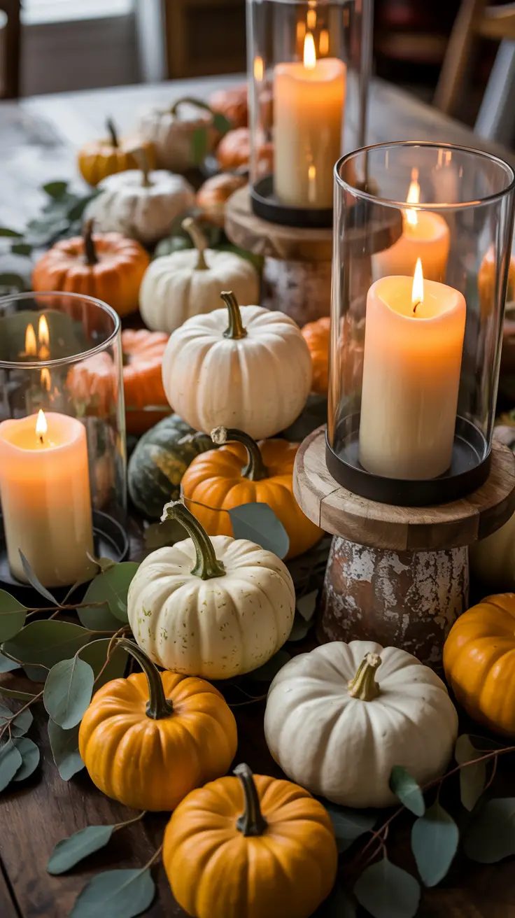 Pumpkin Centerpiece Display