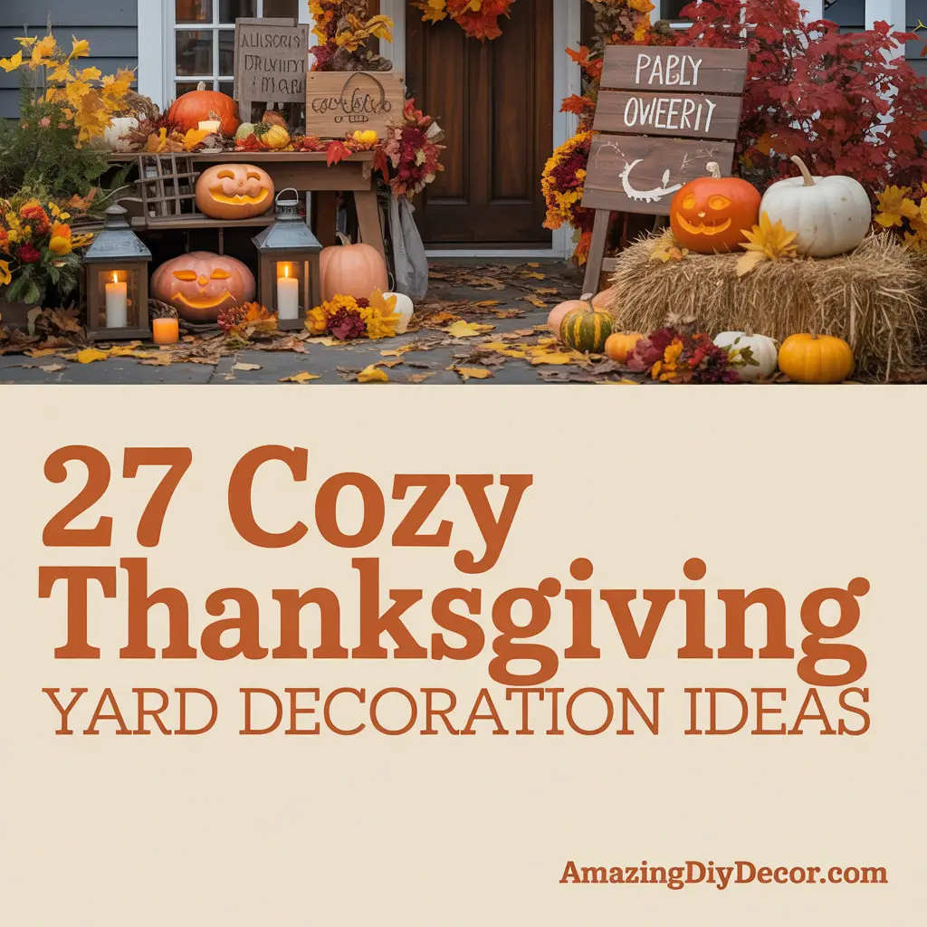 Thanksgiving Yard Decoration