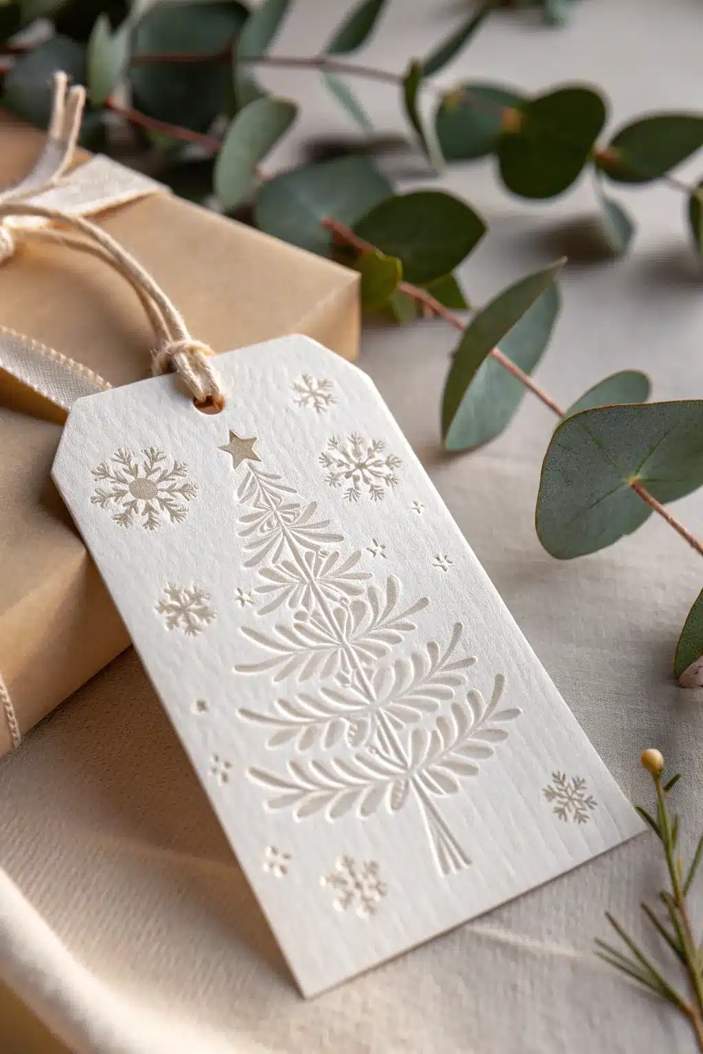 Embossed Elegance Tags