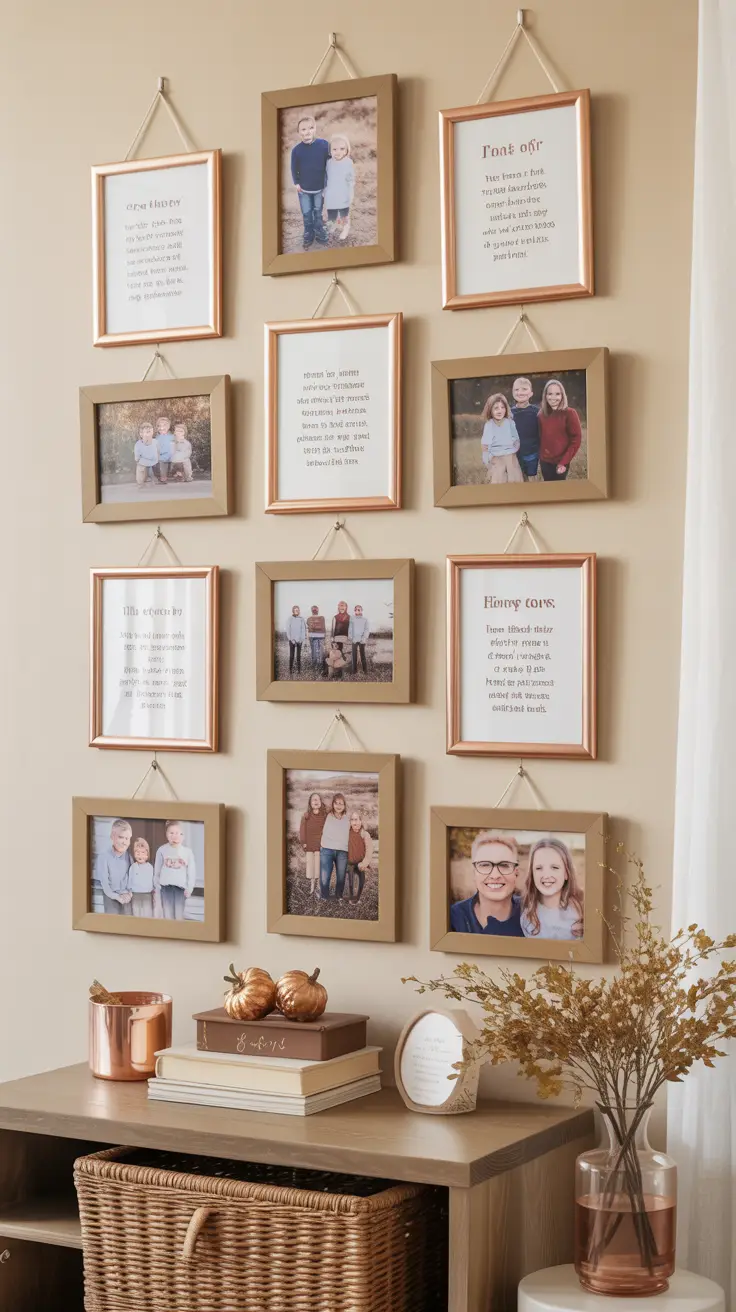 Thanksgiving Photo Display