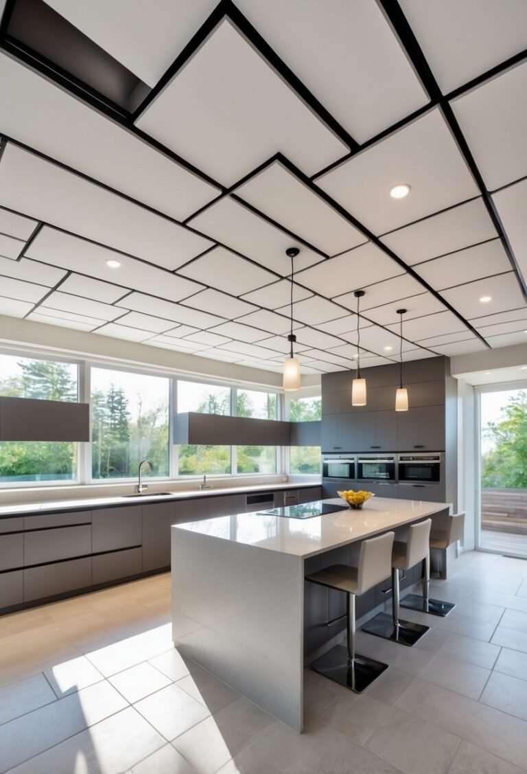 20 Modern Kitchen Ceiling Design Ideas for Sleek, Functional Spaces