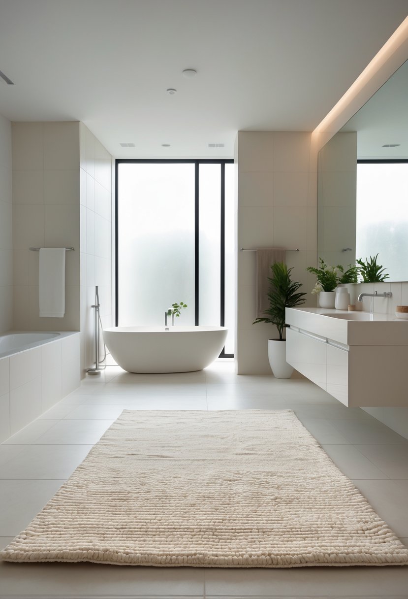 10 Large Bathroom Rug Ideas for Stylish Comfort